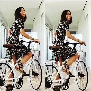 Suno Cut-Out Stretch Print Dress